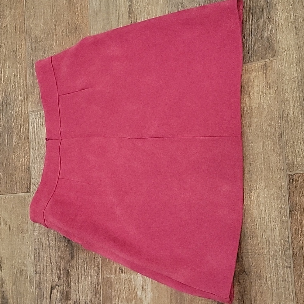 Very Soft Fo Suede Pink Stretch Skirt Small EUC - Picture 5 of 10
